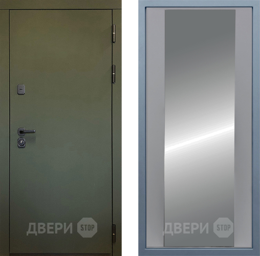 Входная металлическая Дверь Дива МД-61 Д-15 Зеркало Силк Маус в Голицыно
