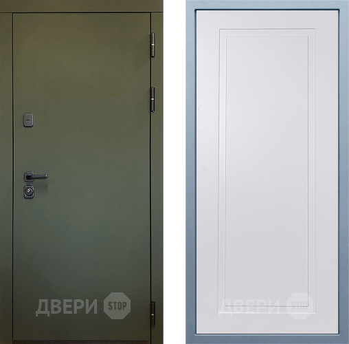 Входная металлическая Дверь Дива МД-61 Н-10 Белый в Голицыно