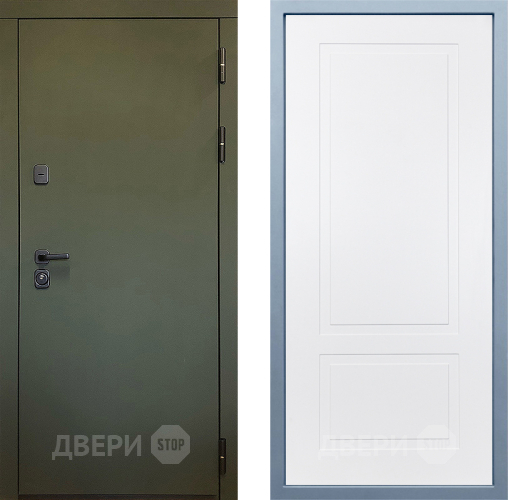 Входная металлическая Дверь Дива МД-61 Н-7 Белый в Голицыно