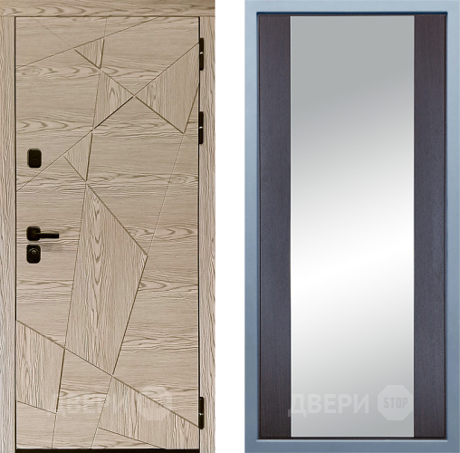 Дверь Дива МД-97/1 Д-15 Зеркало Венге в Голицыно