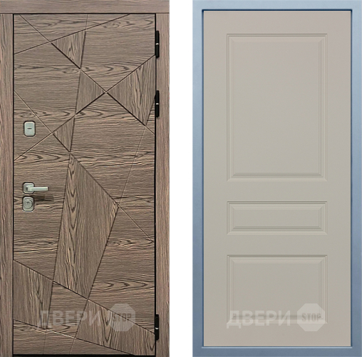 Входная металлическая Дверь Дива МД-97/2 Д-13 Шампань в Голицыно