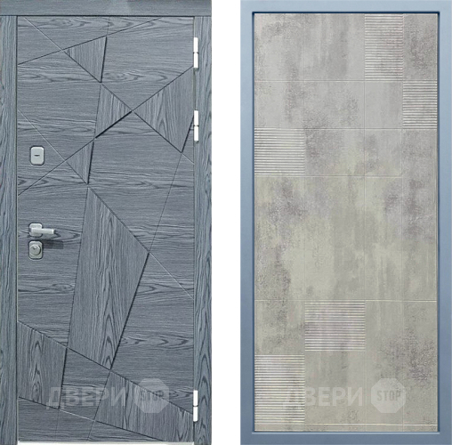Входная металлическая Дверь Дива МД-97/3 Д-4 Бетон темный в Голицыно