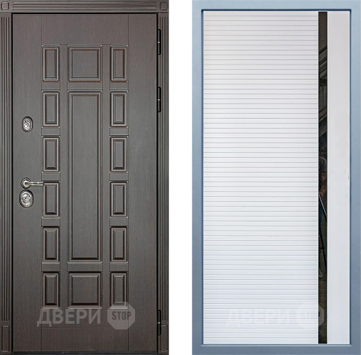 Входная металлическая Дверь Дива МД-38 МХ-45 Белый матовый в Голицыно