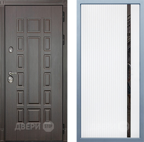 Входная металлическая Дверь Дива МД-38 МХ-46 Белый матовый в Голицыно