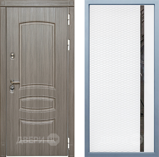 Входная металлическая Дверь Дива МД-42 МХ-47 Белый матовый в Голицыно