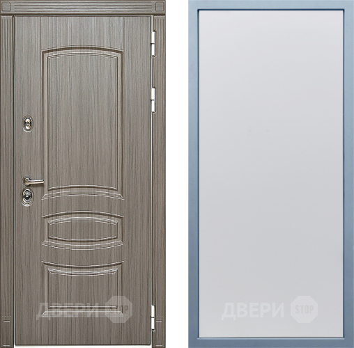 Входная металлическая Дверь Дива МД-42 Н-1 Белый в Голицыно
