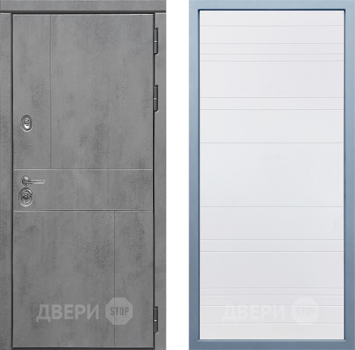 Входная металлическая Дверь Дива МД-48 Д-5 Белый в Голицыно