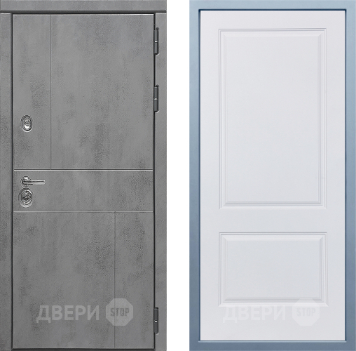 Входная металлическая Дверь Дива МД-48 Д-7 Белый в Голицыно