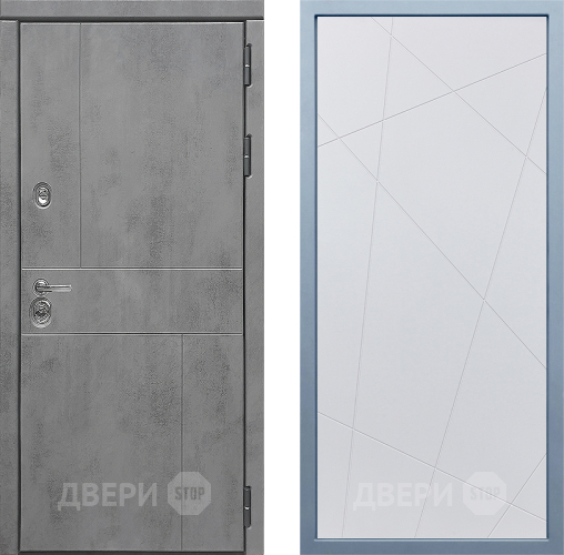 Входная металлическая Дверь Дива МД-48 Д-11 Белый в Голицыно