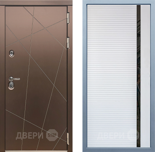 Входная металлическая Дверь Дива МД-50 МХ-45 Белый матовый в Голицыно