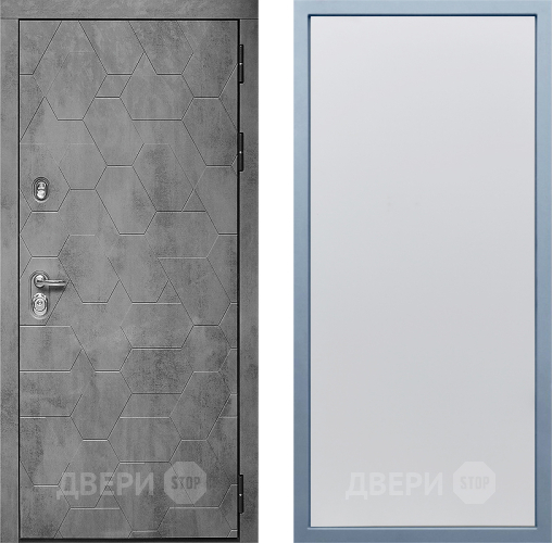 Входная металлическая Дверь Дива МД-51 Н-1 Белый в Голицыно