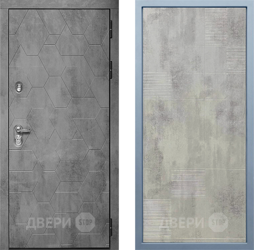 Входная металлическая Дверь Дива МД-51 Д-4 Бетон темный в Голицыно