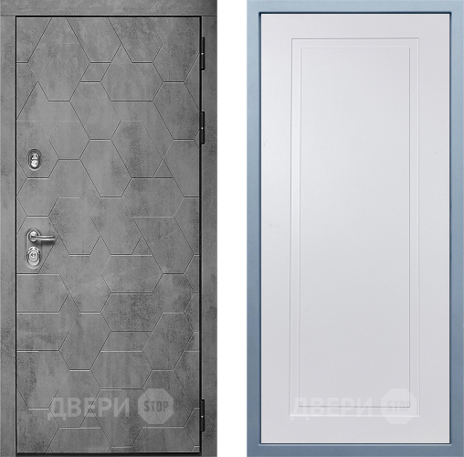 Входная металлическая Дверь Дива МД-51 Н-10 Белый в Голицыно