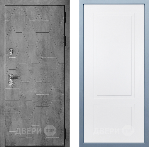 Входная металлическая Дверь Дива МД-51 Н-7 Белый в Голицыно