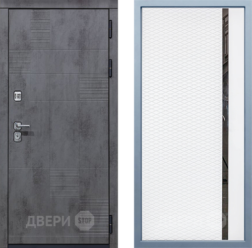 Входная металлическая Дверь Дива МД-35 МХ-47 Белый матовый в Голицыно