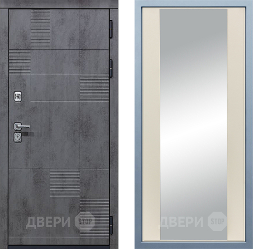 Входная металлическая Дверь Дива МД-35 Д-15 Зеркало Шампань в Голицыно