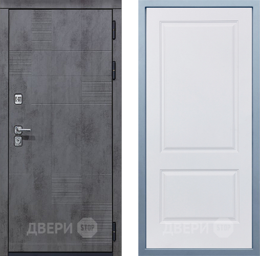 Входная металлическая Дверь Дива МД-35 Д-7 Белый в Голицыно