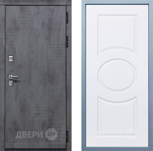 Входная металлическая Дверь Дива МД-35 Д-8 Белый в Голицыно