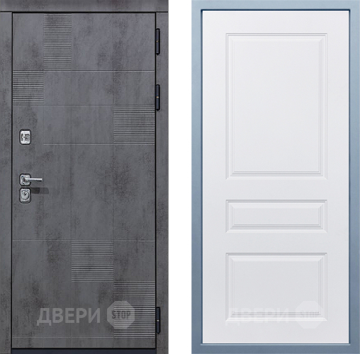 Входная металлическая Дверь Дива МД-35 Д-13 Белый в Голицыно