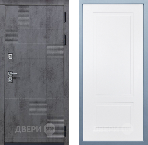 Входная металлическая Дверь Дива МД-35 Н-7 Белый в Голицыно