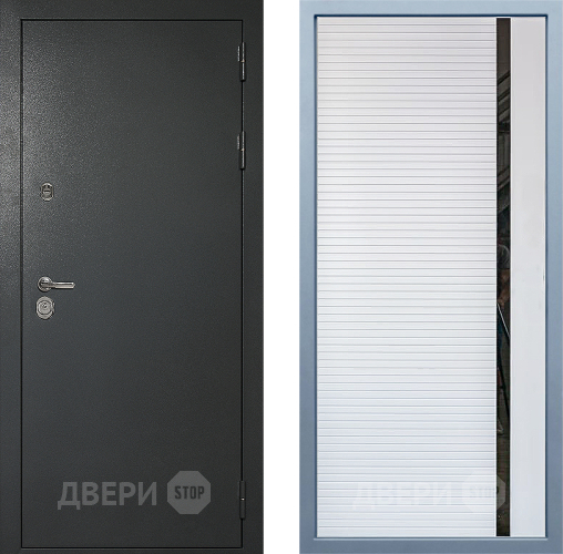 Входная металлическая Дверь Дива МД-40 Титан МХ-45 Белый матовый в Голицыно