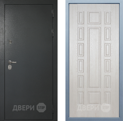 Входная металлическая Дверь Дива МД-40 Титан М-2 Дуб филадельфия крем в Голицыно