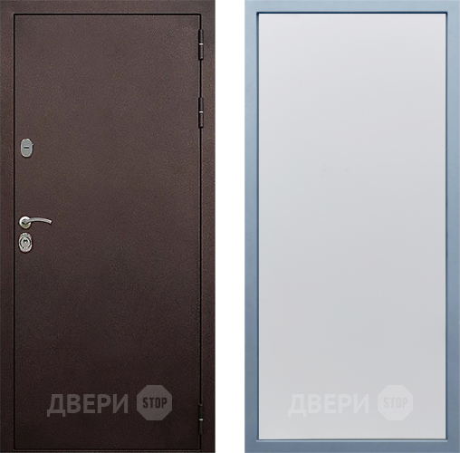 Входная металлическая Дверь Дива МД-40 Медь Н-1 Белый в Голицыно