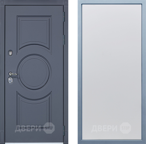 Входная металлическая Дверь Дива МХ-30 STR Н-1 Белый в Голицыно