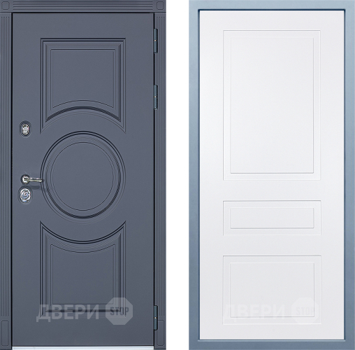 Дверь Дива МХ-30 STR Н-13 Белый в Голицыно