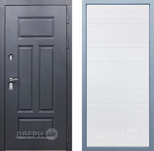 Входная металлическая Дверь Дива МХ-29 STR Д-5 Белый в Голицыно