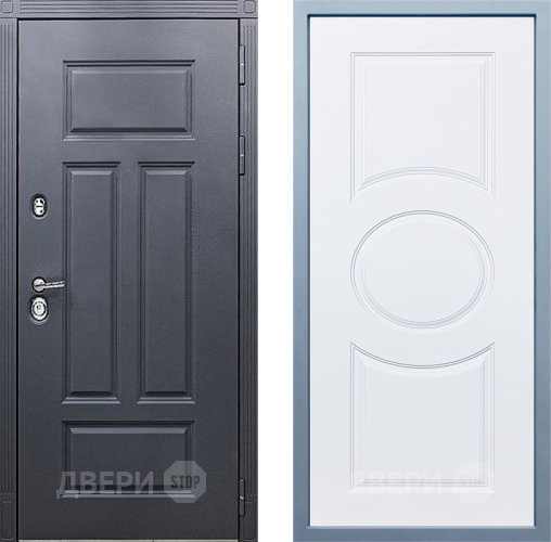 Входная металлическая Дверь Дива МХ-29 STR Д-8 Белый в Голицыно