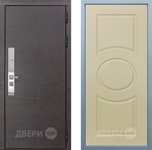 Входная металлическая Дверь Дива МХ-39 STR Д-8 Шампань в Голицыно