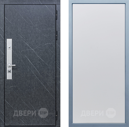 Входная металлическая Дверь Дива МХ-26 STR Н-1 Белый в Голицыно
