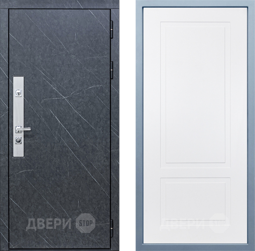 Входная металлическая Дверь Дива МХ-26 STR Н-7 Белый в Голицыно
