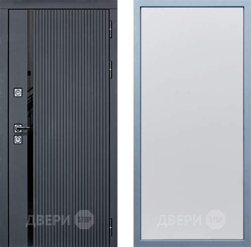 Входная металлическая Дверь Дива МХ-46 STR Н-1 Белый в Голицыно