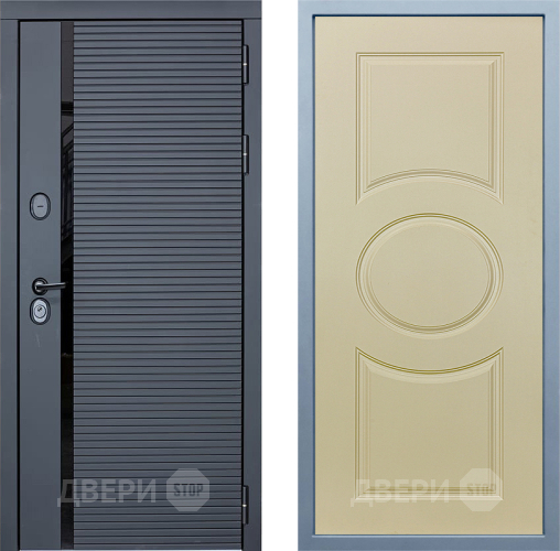Входная металлическая Дверь Дива МХ-45 STR Д-8 Шампань в Голицыно