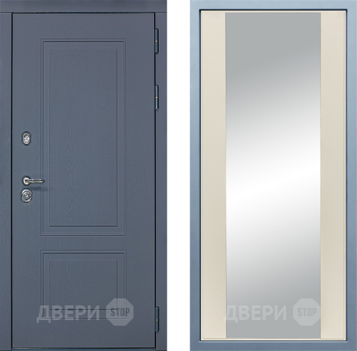 Входная металлическая Дверь Дива МХ-38 STR Д-15 Зеркало Шампань в Голицыно