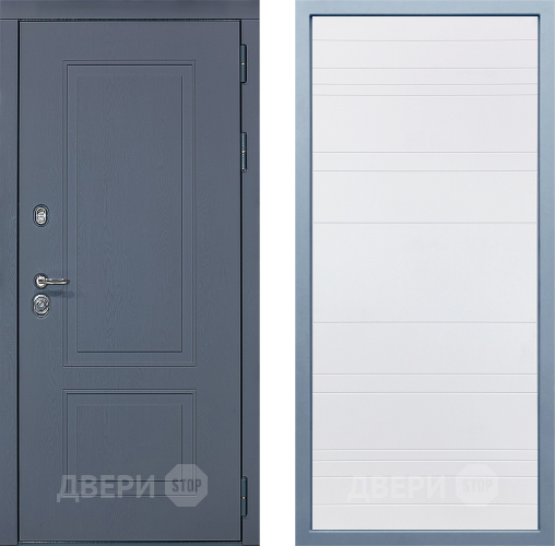 Входная металлическая Дверь Дива МХ-38 STR Д-5 Белый в Голицыно