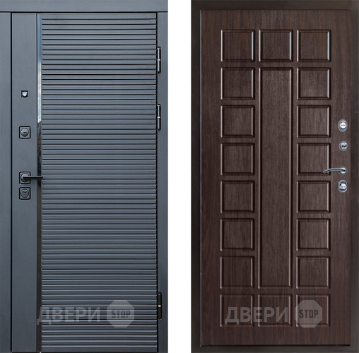 Входная металлическая Дверь Престиж Черная Линия Престиж Венге в Голицыно