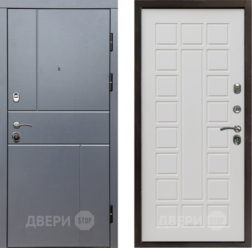 Входная металлическая Дверь Престиж Горизонт Грэй Престиж Бежевый мат в Голицыно