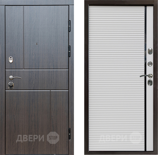 Входная металлическая Дверь Престиж Горизонт Венге Porte Белый в Голицыно