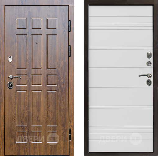 Входная металлическая Дверь Престиж Стандарт Line Белый в Голицыно