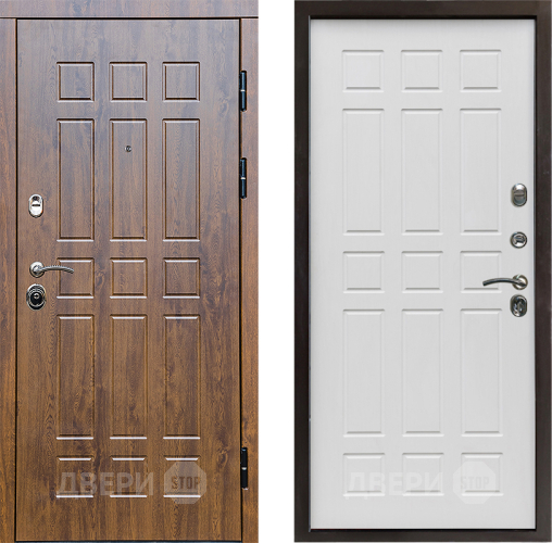 Входная металлическая Дверь Престиж Стандарт Спарта Белое дерево в Голицыно
