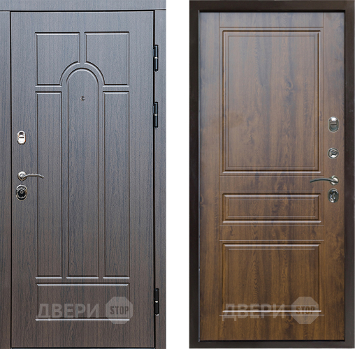 Входная металлическая Дверь Престиж Арка Классика Дуб в Голицыно