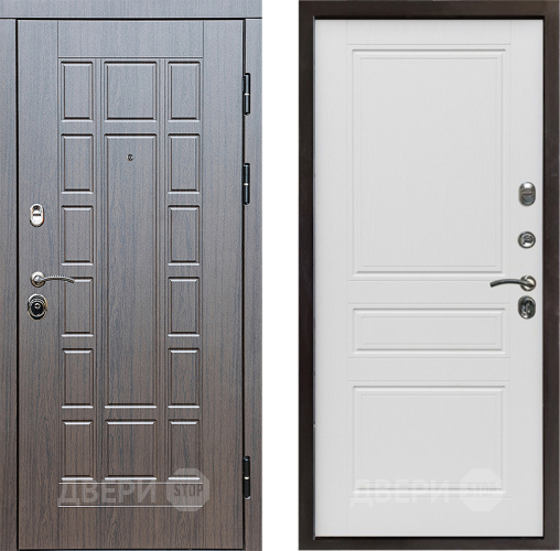 Входная металлическая Дверь Престиж Престиж Классика Лиственница белая в Голицыно