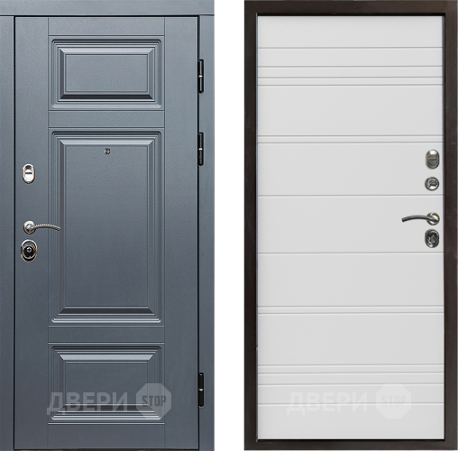 Входная металлическая Дверь Престиж Премиум Line Белый в Голицыно