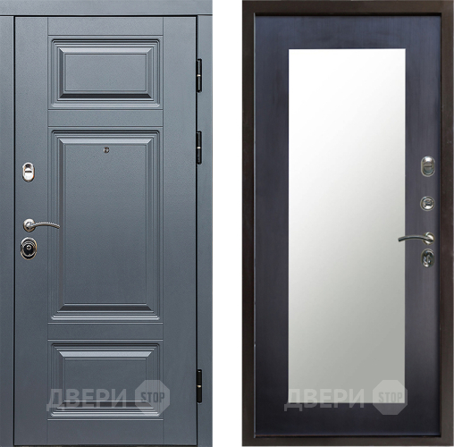 Входная металлическая Дверь Престиж Премиум Зеркло Пастораль Венге в Голицыно