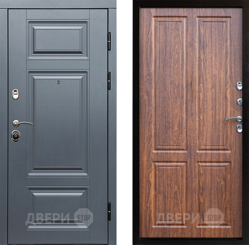 Входная металлическая Дверь Престиж Премиум Премиум Орех светлый в Голицыно