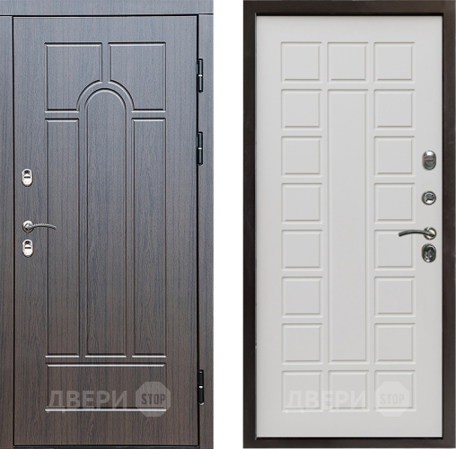 Входная металлическая Дверь Престиж TERMO с терморазрывом Арка Престиж Бежевый мат в Голицыно