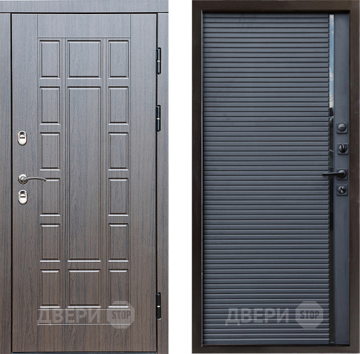 Дверь Престиж TERMO с терморазрывом Престиж Porte Черный кварц в Голицыно